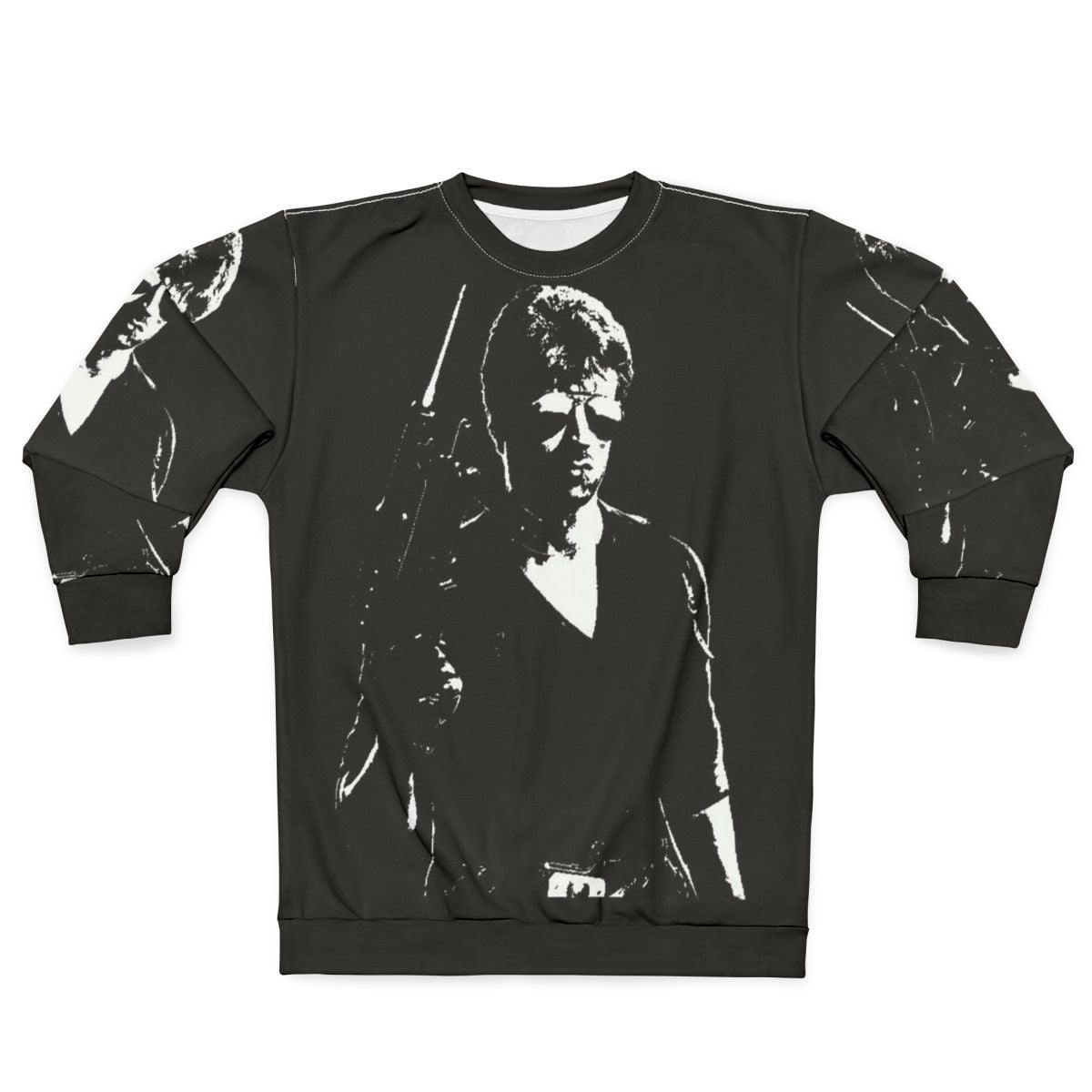 Cobra Sweatshirt with 80s action movie inspired design