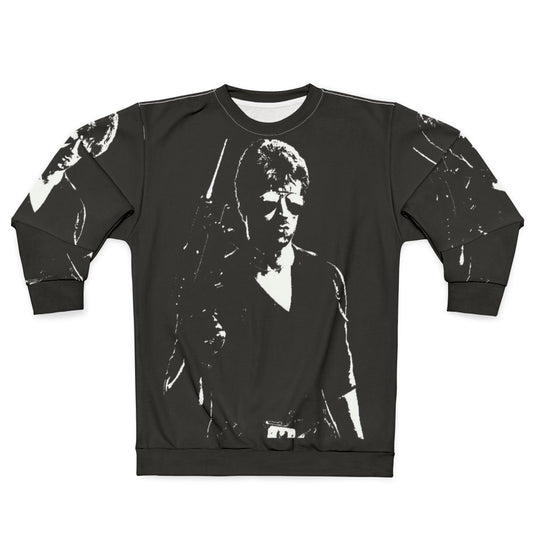 Cobra Sweatshirt with 80s action movie inspired design