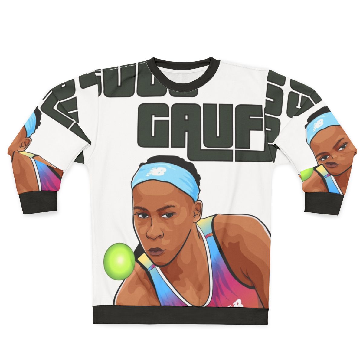 Coco Gauff Tennis Inspired Graphic Sweatshirt
