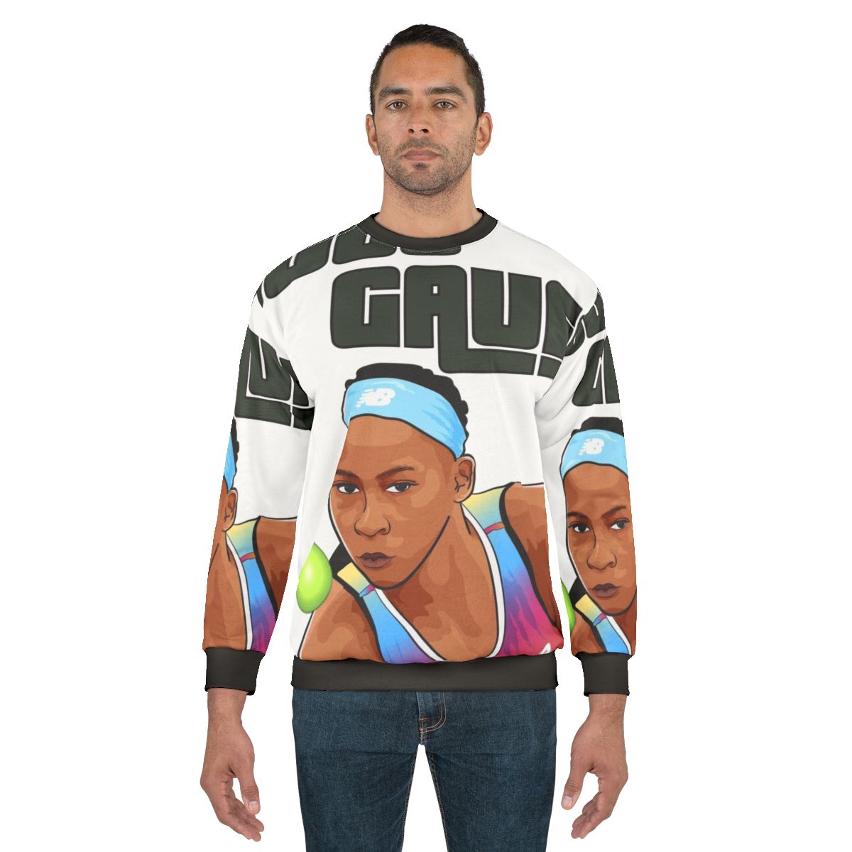 Coco Gauff Tennis Inspired Graphic Sweatshirt