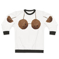Coconut Bra Sweatshirt for a Fun, Tropical Look