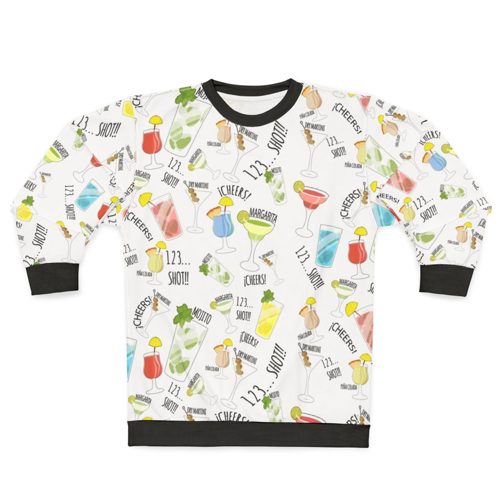 Cocteles-inspired sweatshirt for happy hour celebrations