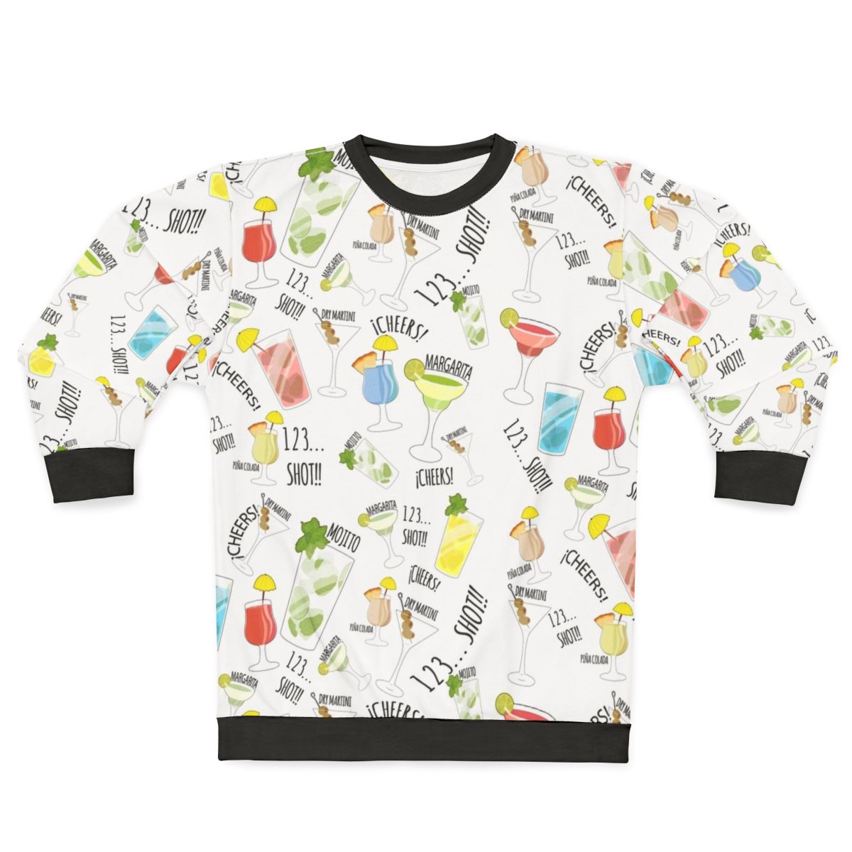 Cocteles-inspired sweatshirt for happy hour celebrations