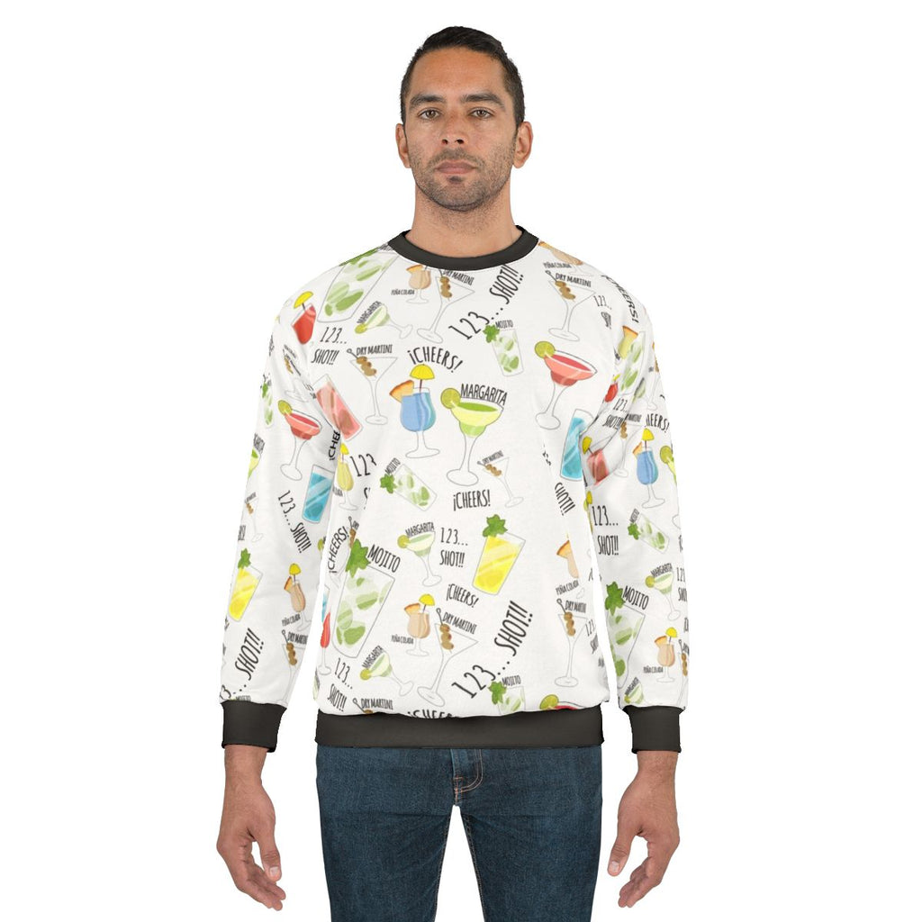 Cocteles-inspired sweatshirt for happy hour celebrations