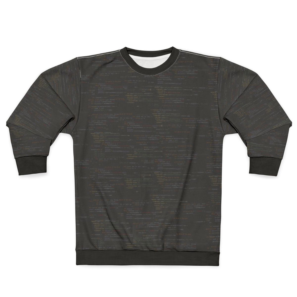 Coding Enthusiast Sweatshirt with Programming Language Icons