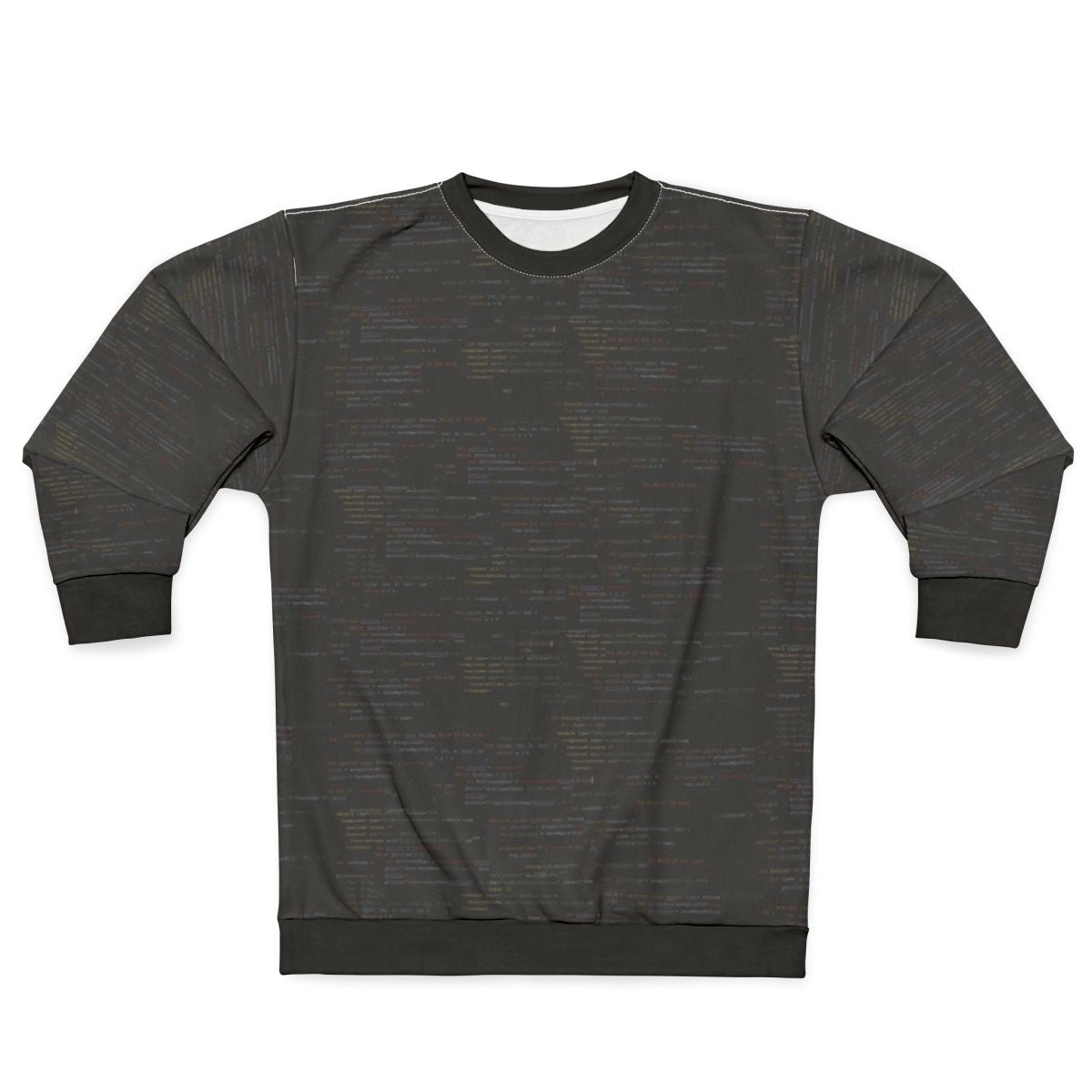 Coding Enthusiast Sweatshirt with Programming Language Icons