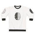 Coding Brain Sweatshirt with Binary Code Design