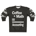 Coffee Math Accounting Sweatshirt