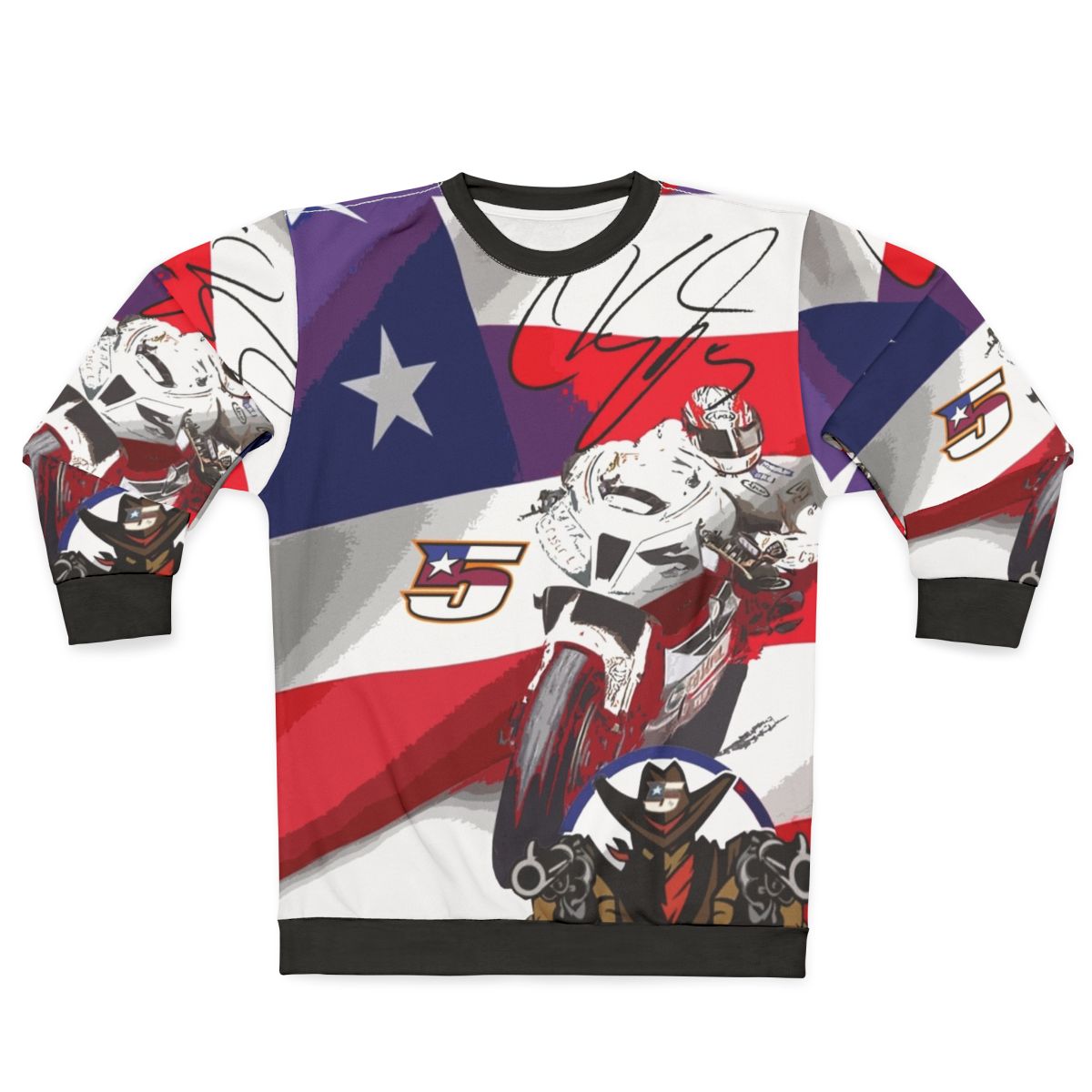 Colin Edwards MotoGP Legend Motorcycle Racing Sweatshirt