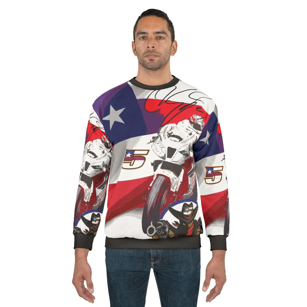 Colin Edwards MotoGP Legend Motorcycle Racing Sweatshirt