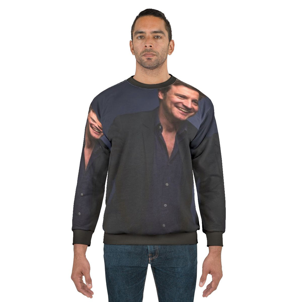 Colin Firth Sweatshirt - Iconic British Actor Portrait