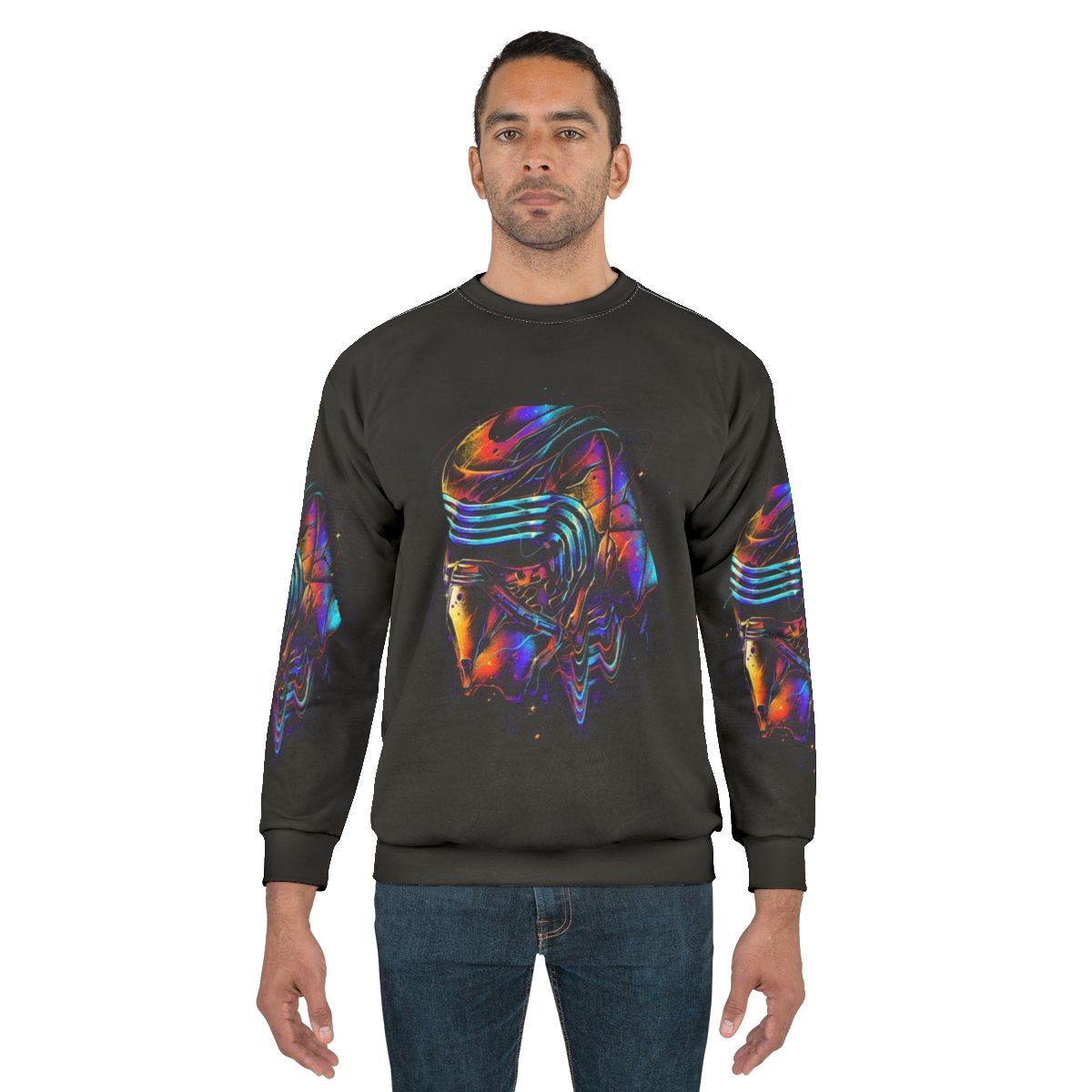 Colorful sci-fi galactic sweatshirt