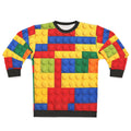 Colorful brick design sweatshirt