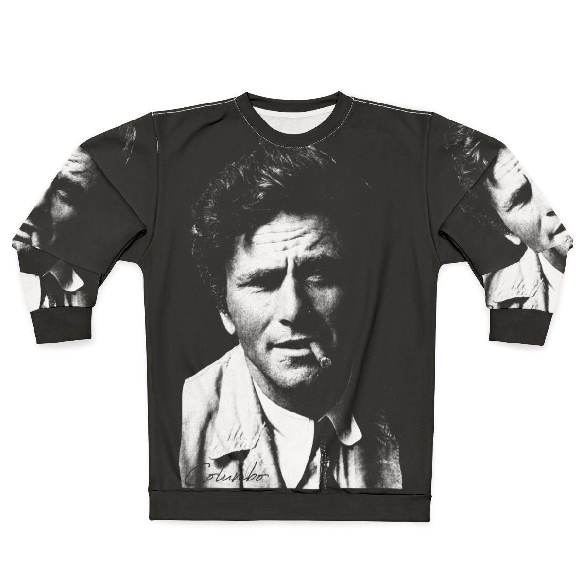Columbo Portrait Sweatshirt featuring Peter Falk