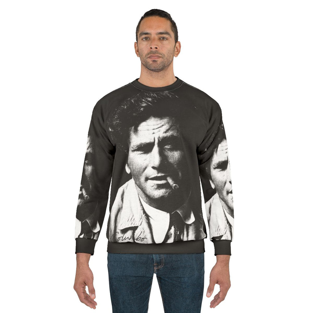 Columbo Portrait Sweatshirt featuring Peter Falk