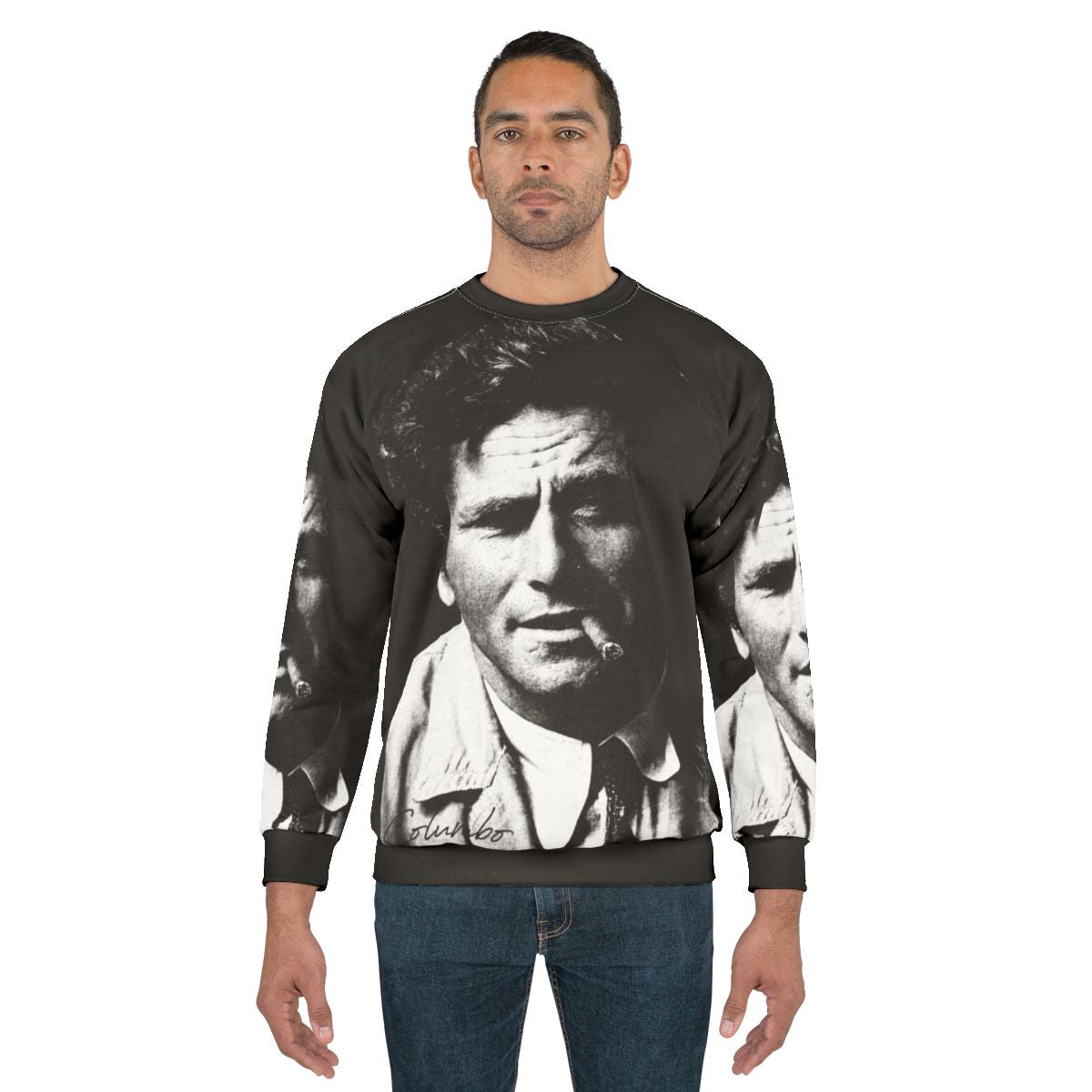 Columbo Portrait Sweatshirt featuring Peter Falk