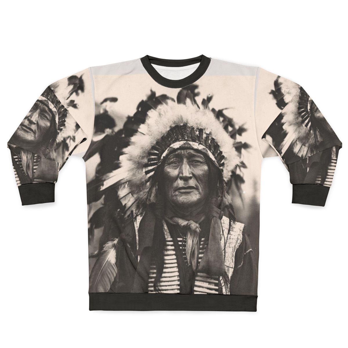 Comanche Chief Native American Sweatshirt