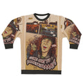 "The Warriors 'Come Out to Play' Retro Sweatshirt featuring movie quotes and comic-style art"
