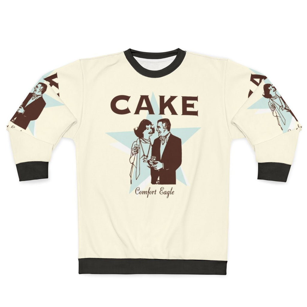 Comfort Eagle Sweatshirt featuring the iconic eagle logo of the classic rock band
