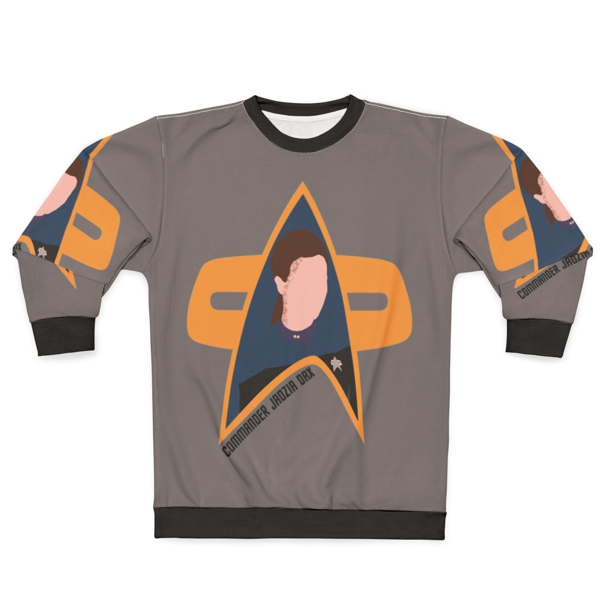 Commander Jadzia Dax from Star Trek DS9 on a sweatshirt