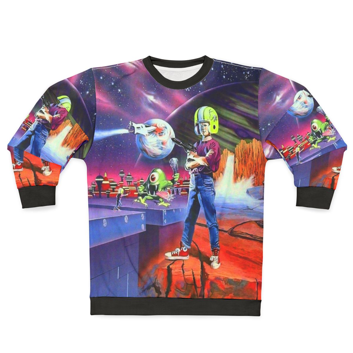 Retro Commander Keen DOS Gaming Sweatshirt