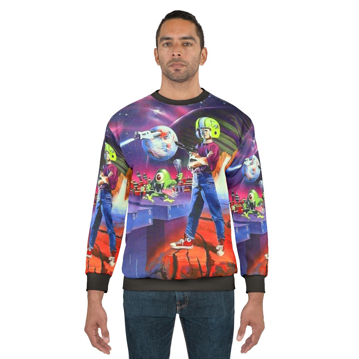 Retro Commander Keen DOS Gaming Sweatshirt