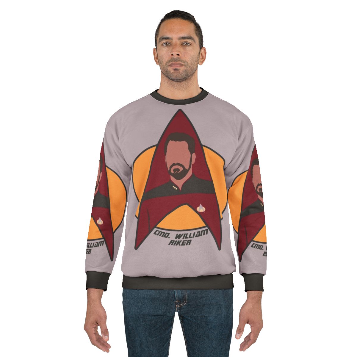Commander Riker Star Trek TNG Sweatshirt