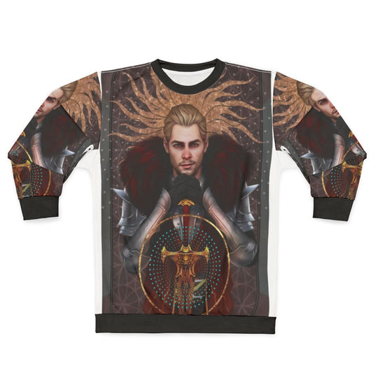 Tarot Sweatshirt with Dragon Age Cullen Rutherford Templar Design