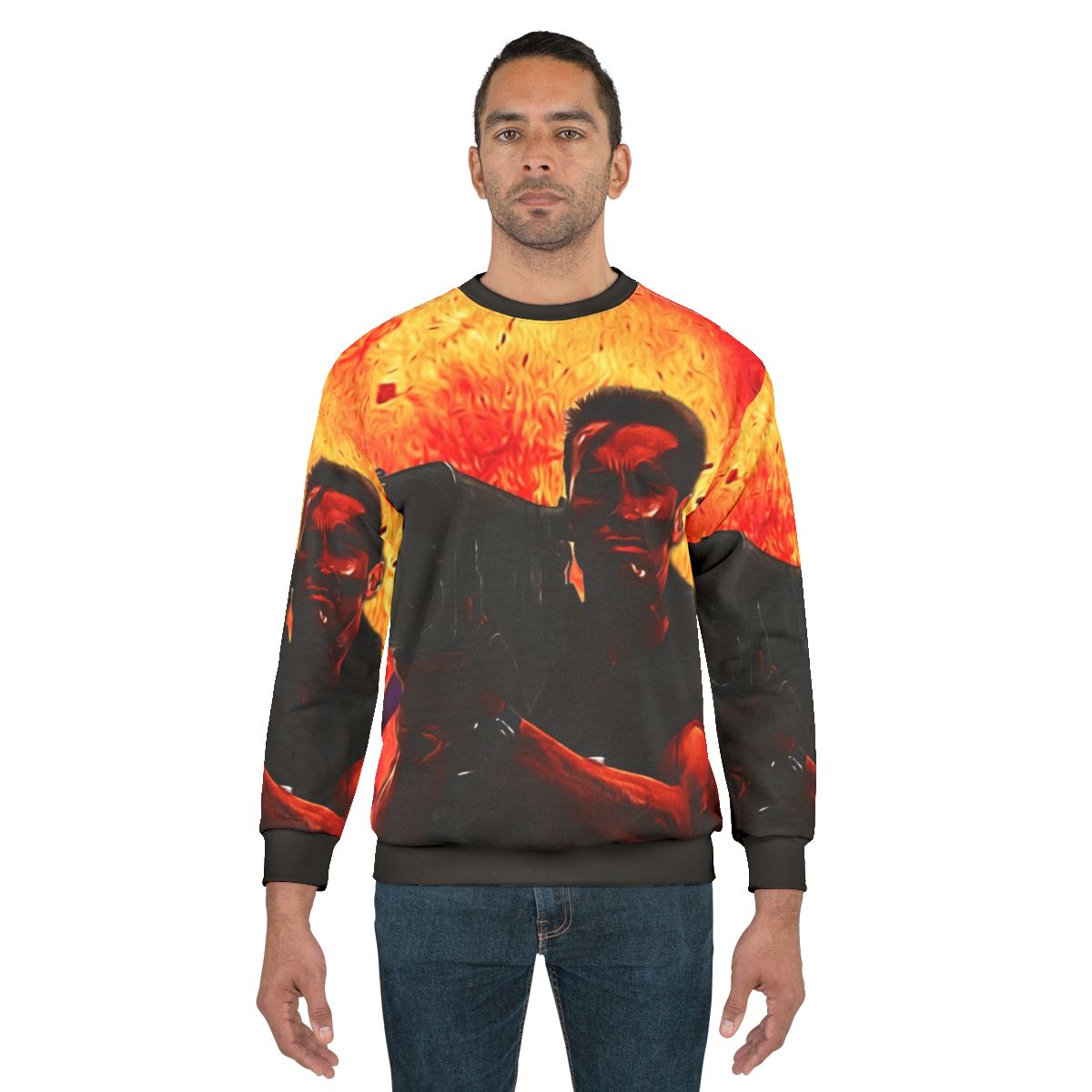 Commando inspired Matrix rocket launcher sweatshirt