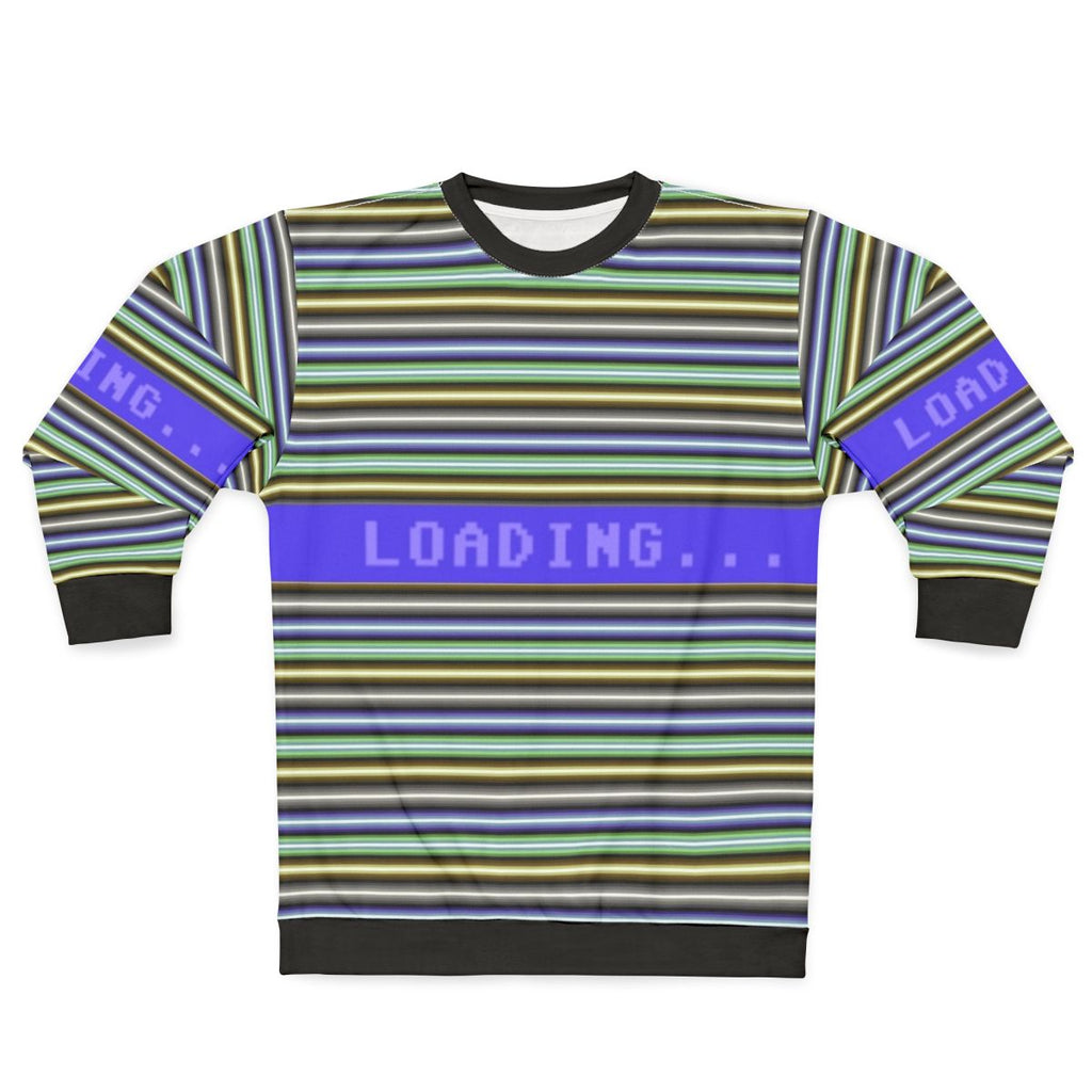 Commodore 64 Raster Bars Retro Sweatshirt