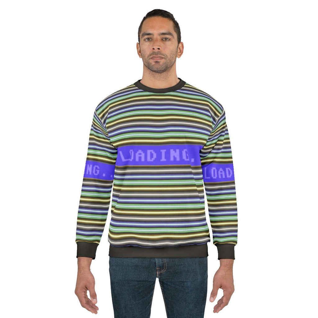 Commodore 64 Raster Bars Retro Sweatshirt