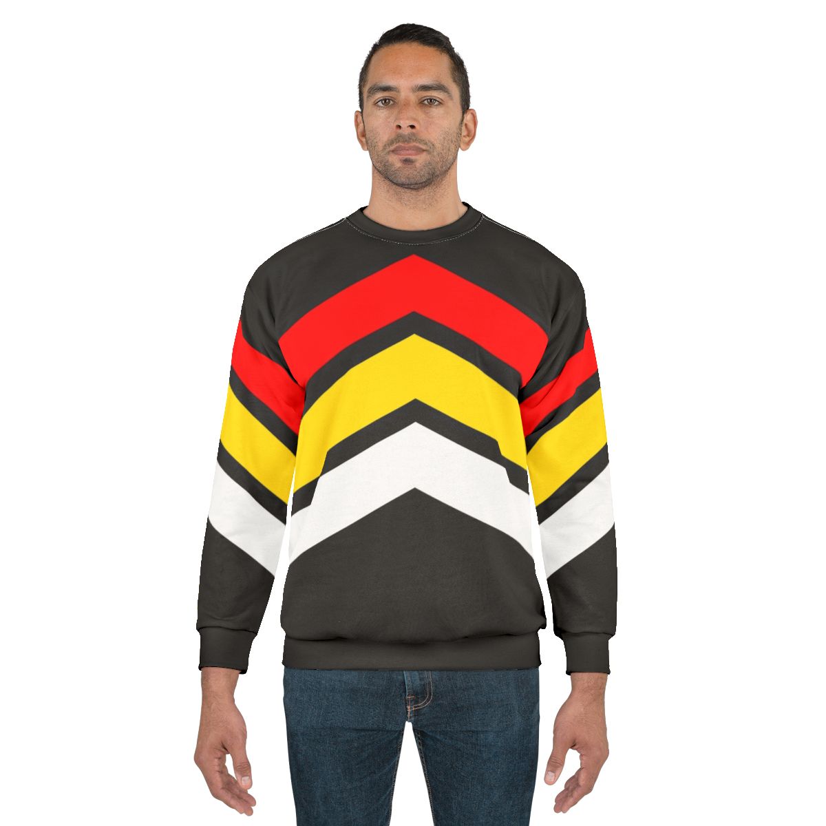 Commotion Stripes Geometric Sweatshirt