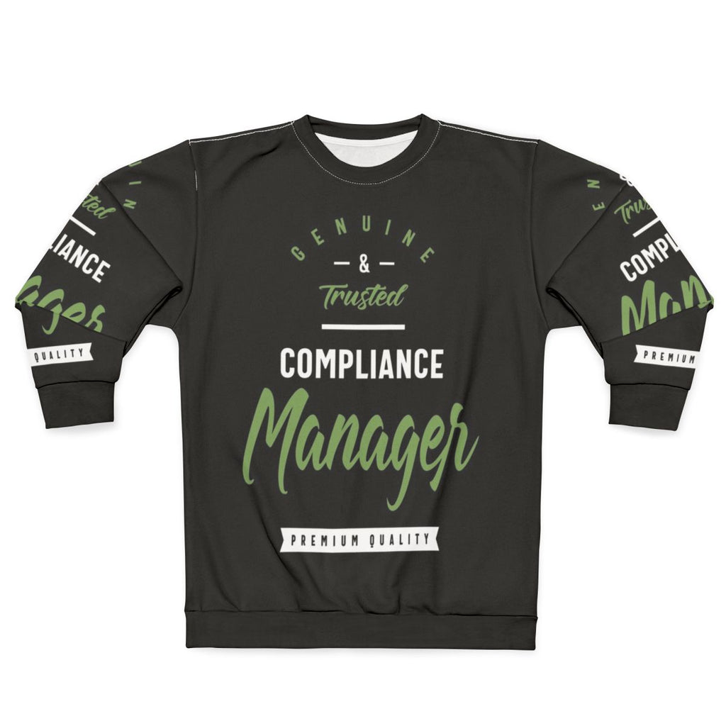 Compliance Manager Sweatshirt with focus keyword