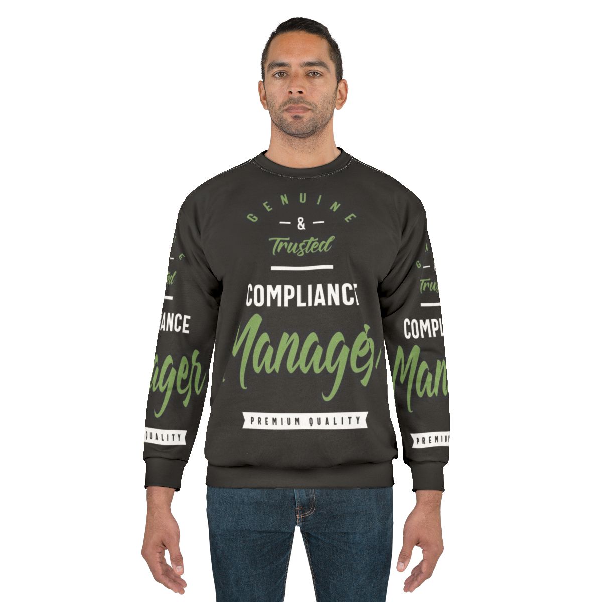 Compliance Manager Sweatshirt with focus keyword