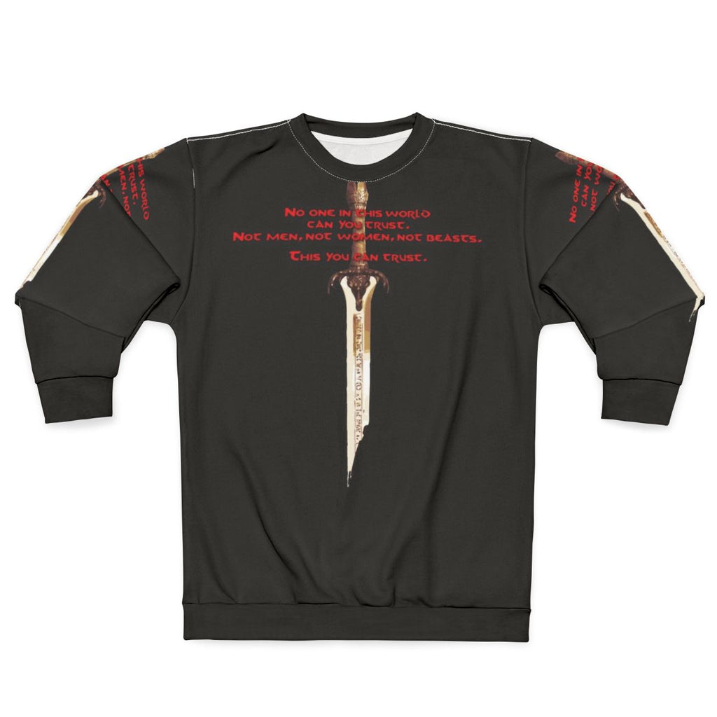 Conan and Crom Fantasy Warrior Sweatshirt