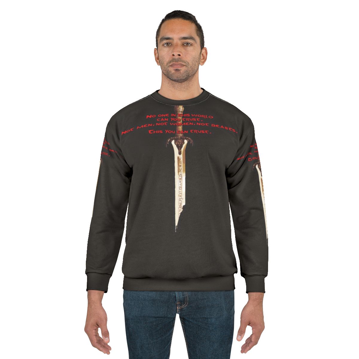 Conan and Crom Fantasy Warrior Sweatshirt