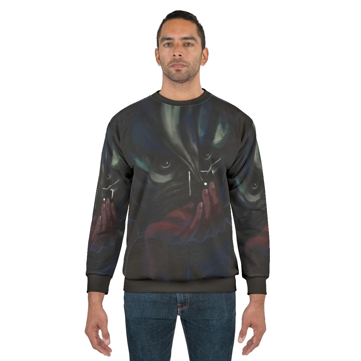 Conceptualization gaming sweatshirt with Disco Elysium logo