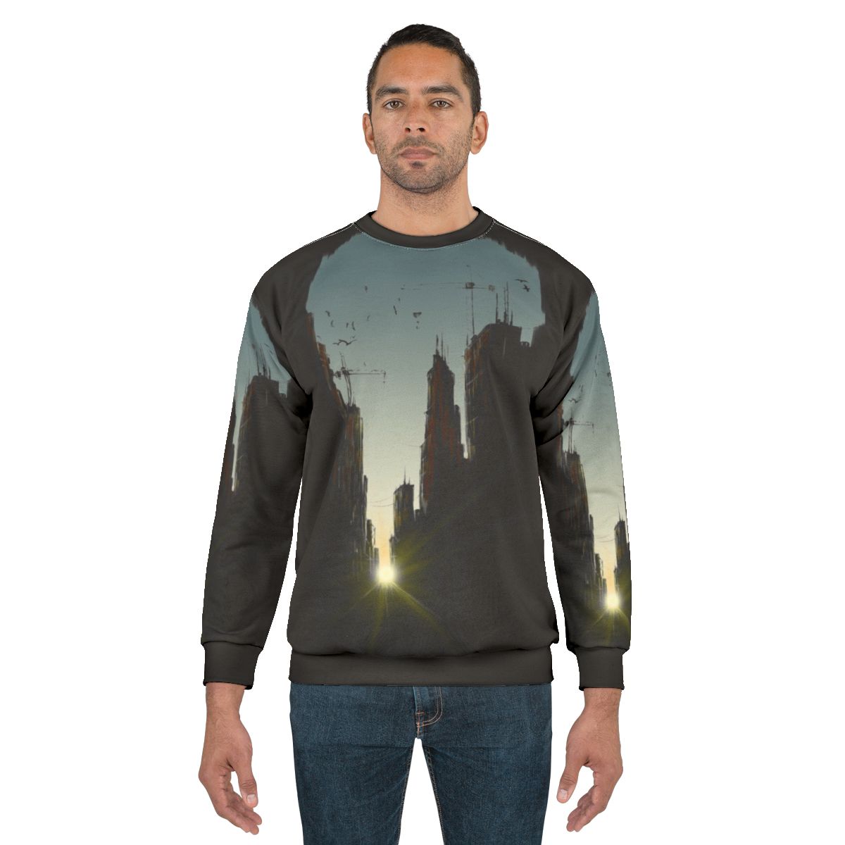 Concrete Jungle Urban Nature Graphic Sweatshirt