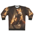 Contentment Sweatshirt featuring a wolf anthro character