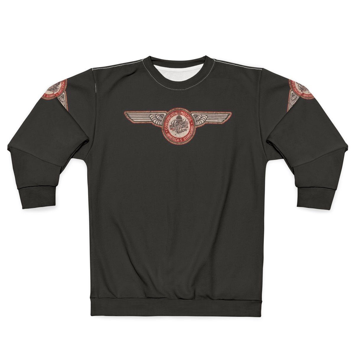 Vintage Continental Aircraft Engines USA Sweatshirt