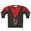 Retro Control Sweatshirt with cyberpunk and futuristic gaming design
