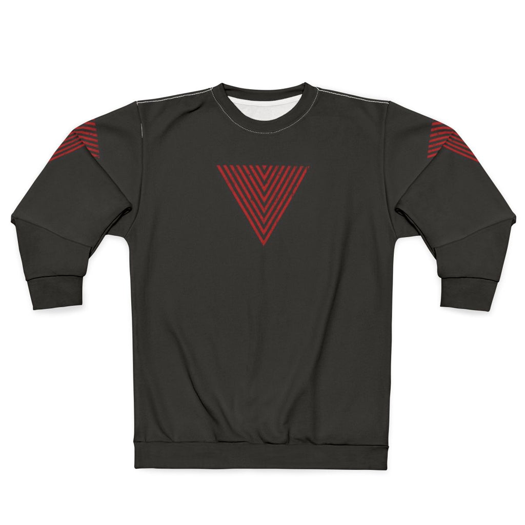 Control game sweatshirt with altered world events design