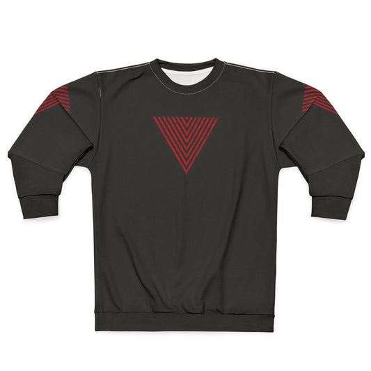 Control game sweatshirt with altered world events design
