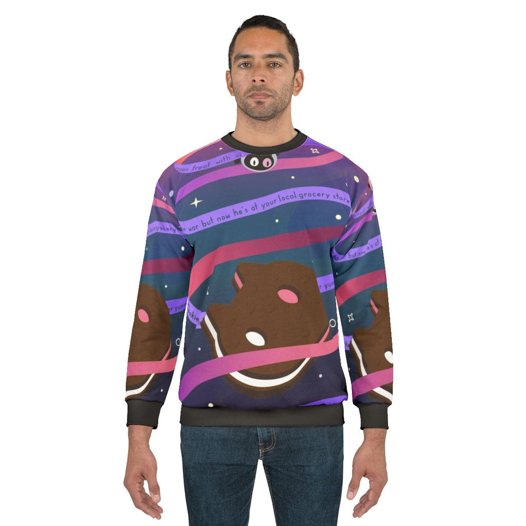 Cookie Cat Sweatshirt featuring the beloved character from Steven Universe