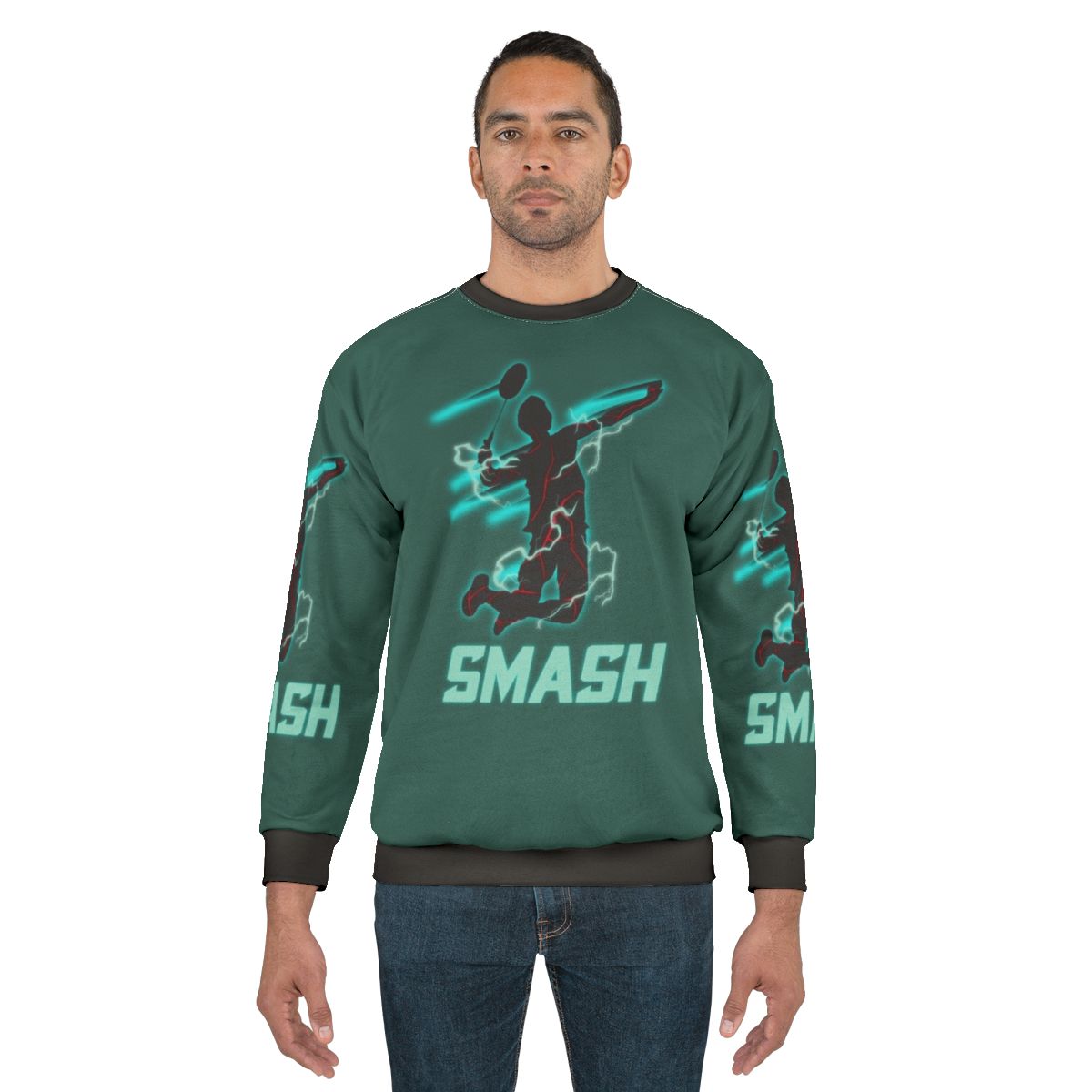 Badminton Smash Sports Sweatshirt