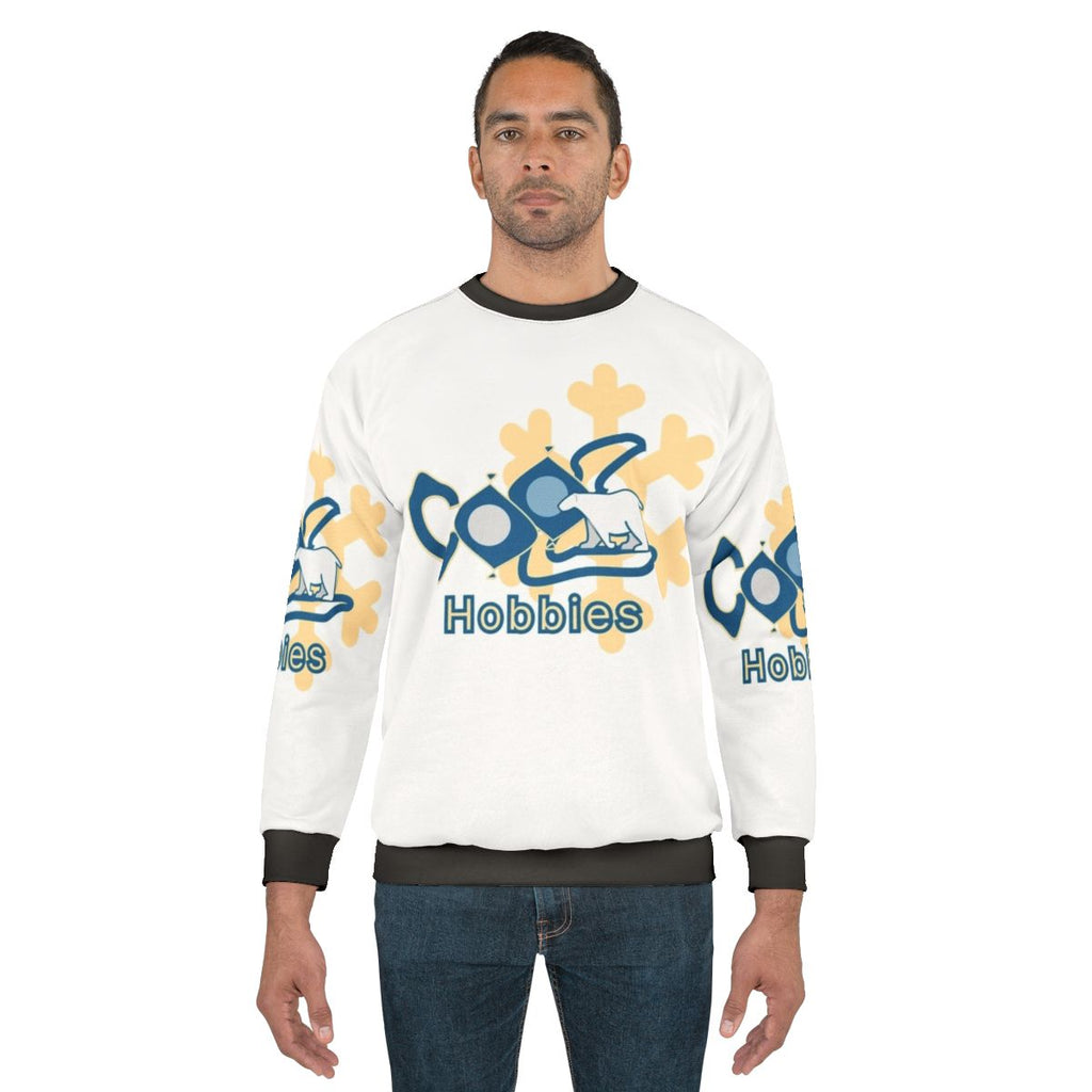 Hobby Enthusiast Sweatshirt with Cool Hobbies Design