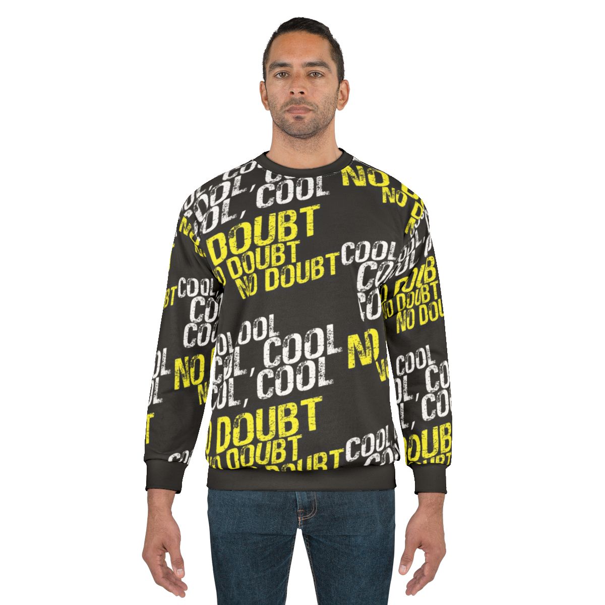 Cool No Doubt Sweatshirt with Brooklyn Nine-Nine Motif