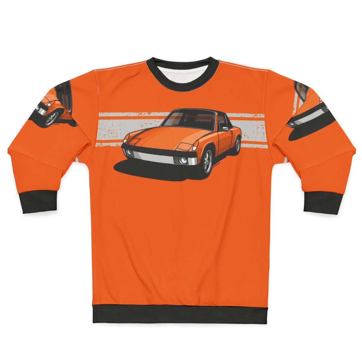 German Sports Car Sweatshirt featuring Porsche 914 classic car design