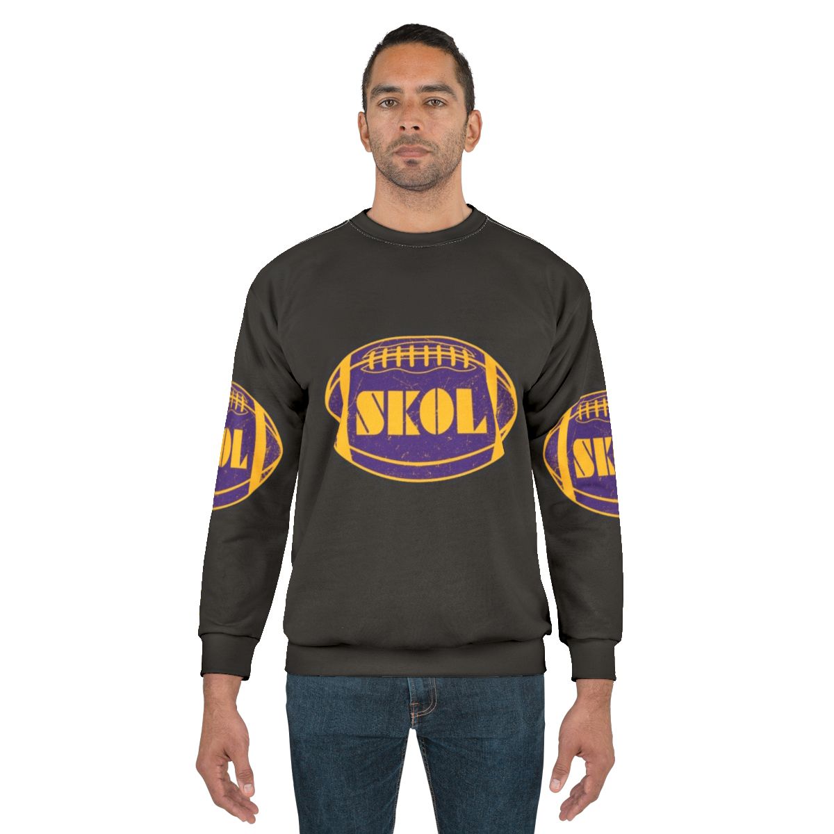 Minnesota Vikings Sweatshirt with Vikings Logo and Team Name