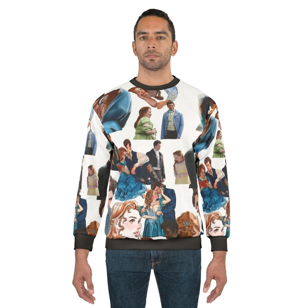 Bridgerton Penelope and Colin Polin Couple Sweatshirt